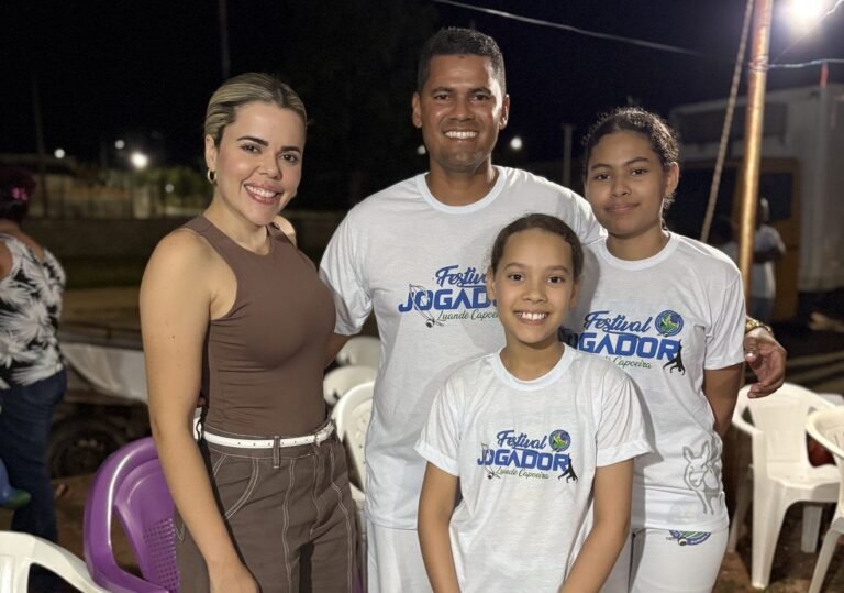 Luana Nunes, em evento com projetos sociais, destaca o poder do esporte para transformação social.