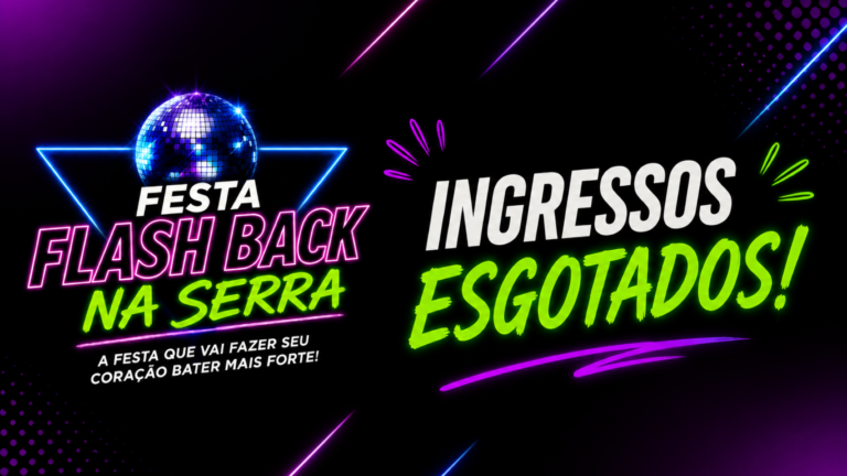 Com ingressos esgotados, Festa Flash Back na Serra 2ª edição promete noite de casa cheia em Taquaruçu